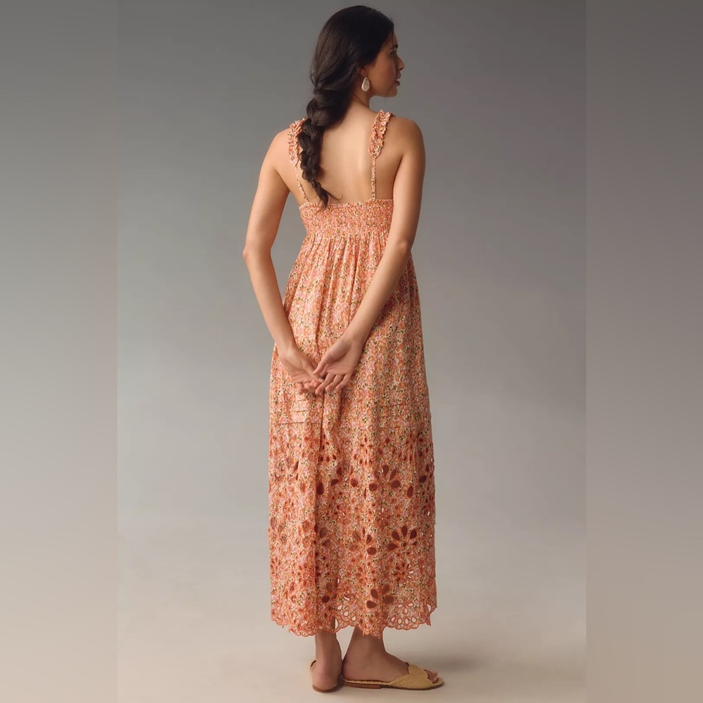 By Anthropologie Sweetheart Babydoll Maxi Dress - Picture 2 of 4